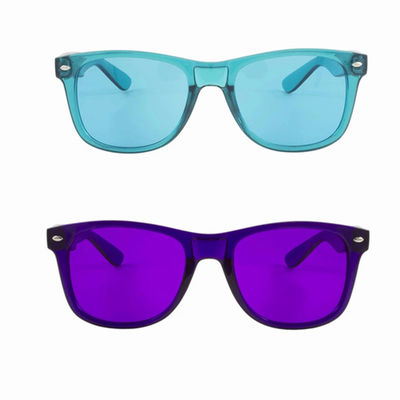 Stimmung entspannen sich Farbtherapie-Gläser farbige Linse Sun Glassess für die Unisex Frauen-Männer